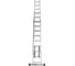 Алюминиевая трехсекционная лестница ООО Риз 3x9 Н=5,62 LAT3X9 3