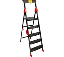 Стальная стремянка с органайзером усиленная Perilla 5 ступеней 133505