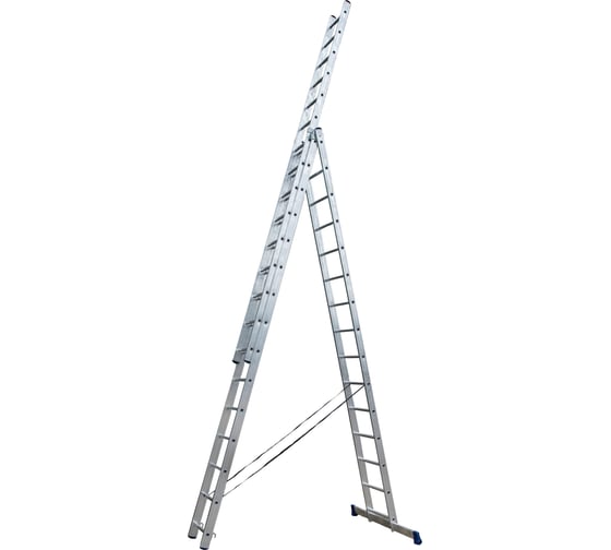 Лестница трехсекционная STAIRS универсальная усиленная 16 ступеней ALP316 1