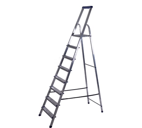 Стремянка STAIRS алюминиевая с органайзером 8 ступеней AS08LX