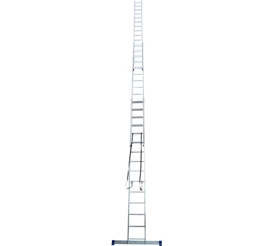 Лестница трехсекционная STAIRS универсальная усиленная 15 ступеней ALP315