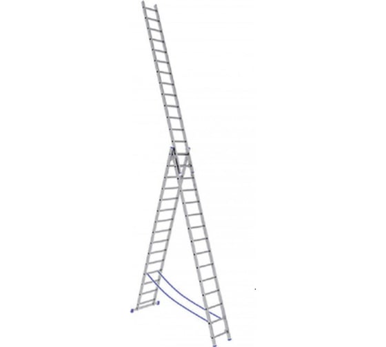 Лестница трехсекционная STAIRS универсальная усиленная 15 ступеней ALP315