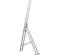 Лестница трехсекционная STAIRS универсальная усиленная 14 ступеней ALP314
