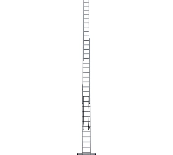 Лестница трехсекционная STAIRS универсальная усиленная 14 ступеней ALP314