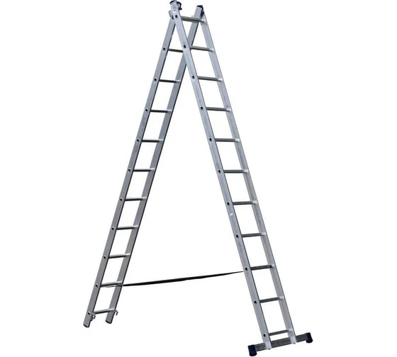 Лестница двухсекционная универсальная STAIRS 11 ступеней AL211