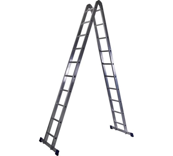 Лестница трансформер STAIRS 2х10 ступеней LTR210 1