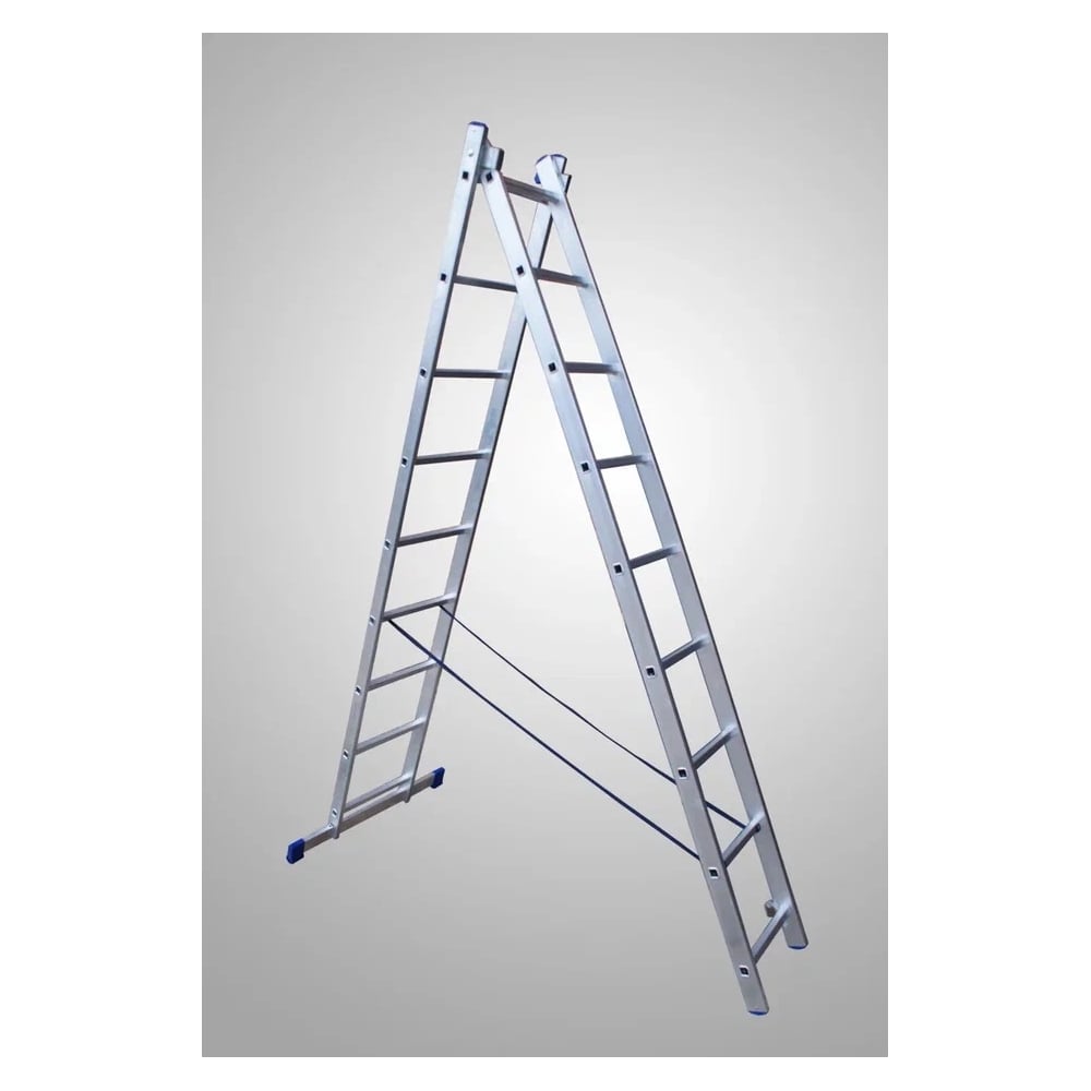 Лестница двухсекционная универсальная STAIRS 10 ступеней AL210 ...