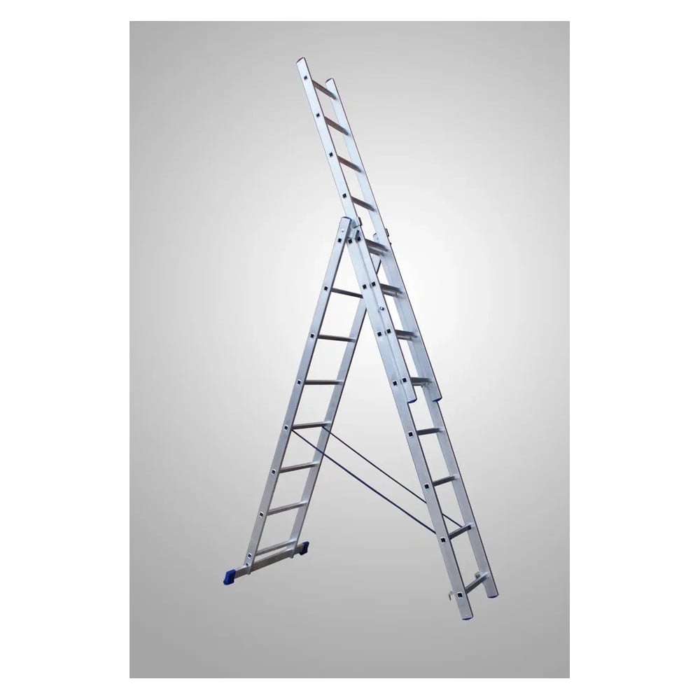 Лестница трехсекционная STAIRS универсальная 8 ступеней AL308 ...