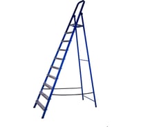 Стремянка STAIRS стальная с алюминиевыми ступенями 10 ступеней CS10