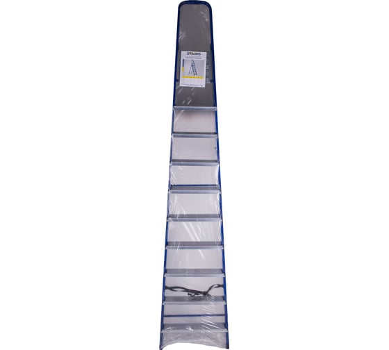 Стремянка STAIRS стальная с алюминиевыми ступенями 10 ступеней CS10