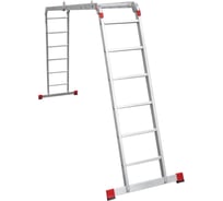 Профессиональная алюминиевая лестница-трансформер Новая Высота ПРОФ, ширина 400 мм NV3320 артикул 3320406