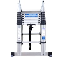 Лестница-стремянка телескопическая алюминиевая бытовая Scheppach 2.5+2.5м, 8+8 ступеней Sch-UP250-M(62498)