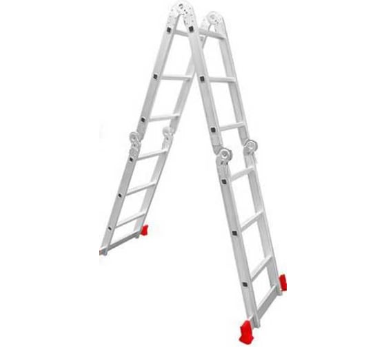 Лестница-трансформер emtop 3 положения, макс. высота - 338 см, макс нагрузка - 150 кг, вес - 14 кг ELAD4431 1