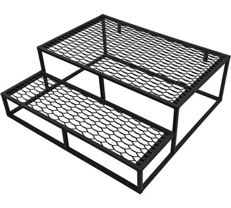 Крыльцо Уличные лестницы Сота 2 ступени с площадкой 600 мм SOTA-2-60