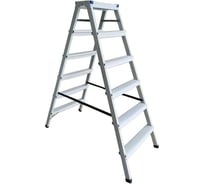 Двухсторонняя стремянка LWI 6S 6 ступеней LWI66S