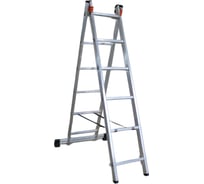 Алюминиевая двухсекционная лестница ООО РИЗ 2х6 LAD2X6