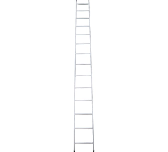 Алюминиевая односекционная приставная лестница ООО "РИЗ" 1х11 LAO1X11 1