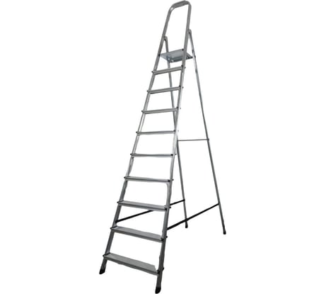 Лестница-стремянка LWI 10 ступеней сталь+алюм 0S+A LWI10S+A