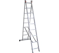 Алюминиевая двухсекционная лестница ООО "РИЗ" 2х9 LAD2X9