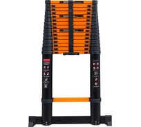 Лестница телескопическая ISMA алюминевая бытовая 6.2м (16 ступенек) ISMA-UP620(62692)