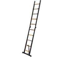 Лестница-стремянка ISMA телескопическая алюминевая бытовая 1.6+1.6м (5+5 ступенек) ISMA-UP160-M(62702)