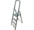 Стремянка односторонняя ООО "МЗТ" 4 ступени, оцинкованная сталь stepladder04 1