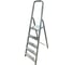 Стремянка односторонняя ООО "МЗТ" 5 ступеней, оцинкованная сталь stepladder05 1