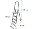 Стремянка односторонняя ООО "МЗТ" 5 ступеней, оцинкованная сталь stepladder05 2
