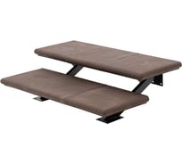 Модульная лестница weeco 2 ступени 660х1050х300мм цвет шоколад ЛМШ2