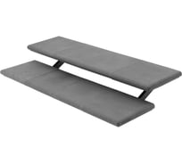 Модульная лестница weeco 2 ступени 660х1380х330мм цвет серый ЛМС2-4