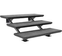 Модульная лестница weeco 3 ступени 960х1050х450мм цвет серый ЛМС3