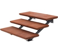 Модульная лестница weeco 3 ступени 960х1050х450мм цвет терракот ЛМТ3