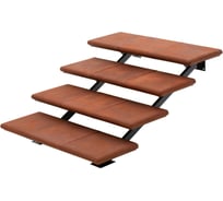 Модульная лестница weeco 4 ступени 1260х1050х600мм цвет теракорт ЛМТ4