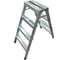 Стремянка двусторонняя ООО МЗТ 4 ступени, оцинкованная сталь stepladder4x4 1