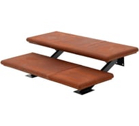 Лестница модульная сборная 2ступени 660*1050*300мм цвет терракот WEECO ЛМТ2