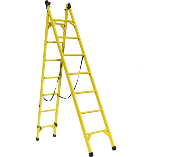 Лестница стеклопластиковая двухсторонняя универсальная ООО "ЛУЧ" ЛСД-У-2х7-К55П X941657378 1