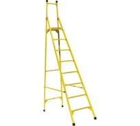 Стремянка диэлектрическая стеклопластиковая ООО "ЛУЧ" с вертикальной опорой ССВ-3,3-Ф55П