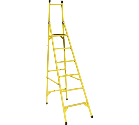 Стремянка диэлектрическая стеклопластиковая ООО "ЛУЧ" с вертикальной опорой ССВ-2,7-Ф40П 1