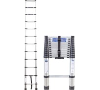 Лестница телескопическая Scheppach алюминиевая, бытовая, 3.5 м, 12 ступенек Sch-UP350(65698)