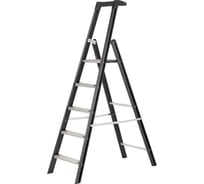 Складная алюминиевая профессиональная стремянка TIKLI серии PRO 5 ступеней AT5