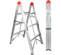 Стремянка складная алюминевая бытовая ( 3 ступени) Forsage F-TL603-3(57966)