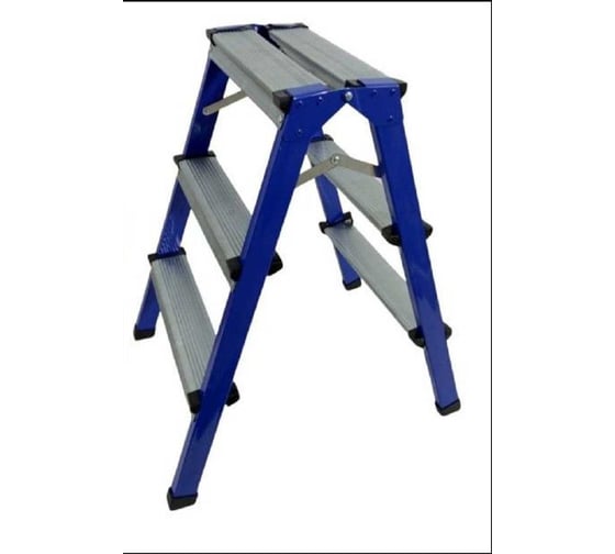 Стремянка для дома и ремонта WORKY двухсторонняя 3 ступеней, комбинированная ARD260790 1