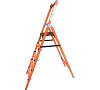 Стремянка (степпер) диэлектрическая Диэлектрик с симметричной опорой 5 ступеней, высота 1,25 метра Д110013