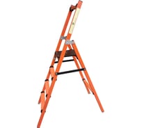 Стремянка (степпер) диэлектрическая Диэлектрик с симметричной опорой 4 ступени, высота 1,0 метра Д110012