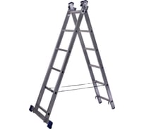 Лестница двухсекционная универсальная STAIRS 6 ступеней AL206