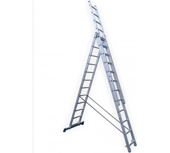 Лестница трехсекционная STAIRS универсальная 11 ступеней AL311