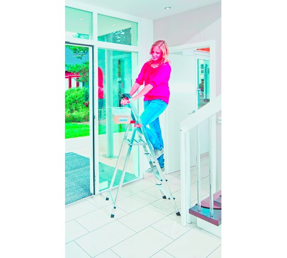 Стремянка свободностоящая Krause MONTO SAFETY 126320