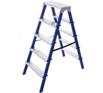 Стремянка для дома и ремонта WORKY двухсторонняя 5 ступеней, комбинированная ARD260792