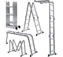 Лестница-стремянка трансформер Pegas pneumatic 4x4 4,55м 7004