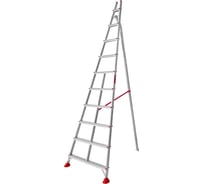 Алюминиевая садовая стремянка Новая Высота NV 3191, 10 ступеней, 80 мм 3191110